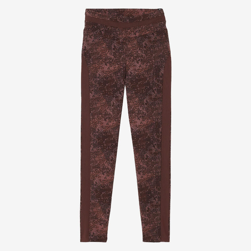 Legging 7/8 Marron avec Imprimé