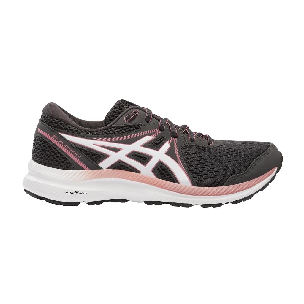 PATIKE ZA TRČANJE ASICS GEL WINDHAWK ŽENSKE - SIVO/RUŽIČASTE