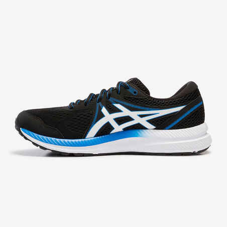 ASICS GEL WINDHAWK MEN'S RUNNING SHOES - BLUE WHITE BLACK - Decathlon ASICS GEL WINDHAWK MEN'S RUNNING SHOES - BLUE WHITE BLACK - Decathlon