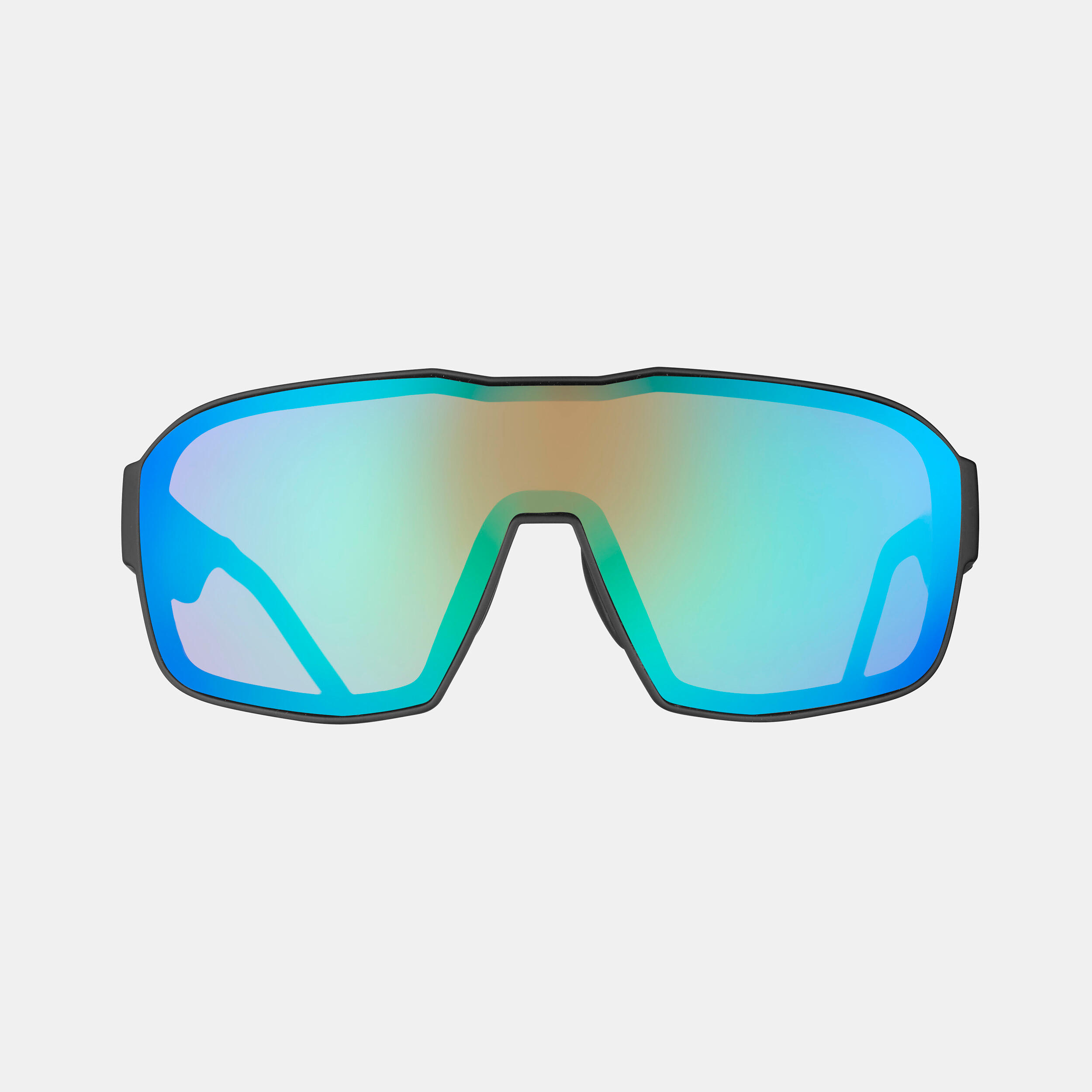 LUNETTES DE SKI ET DE SNOWBOARD F2 100 BEAU TEMPS NOIR VERT F2