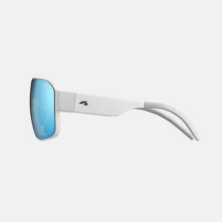 Slidinėjimo slidėmis ir snieglente akiniai „F2 100“ geram orui, balti, mėlyni