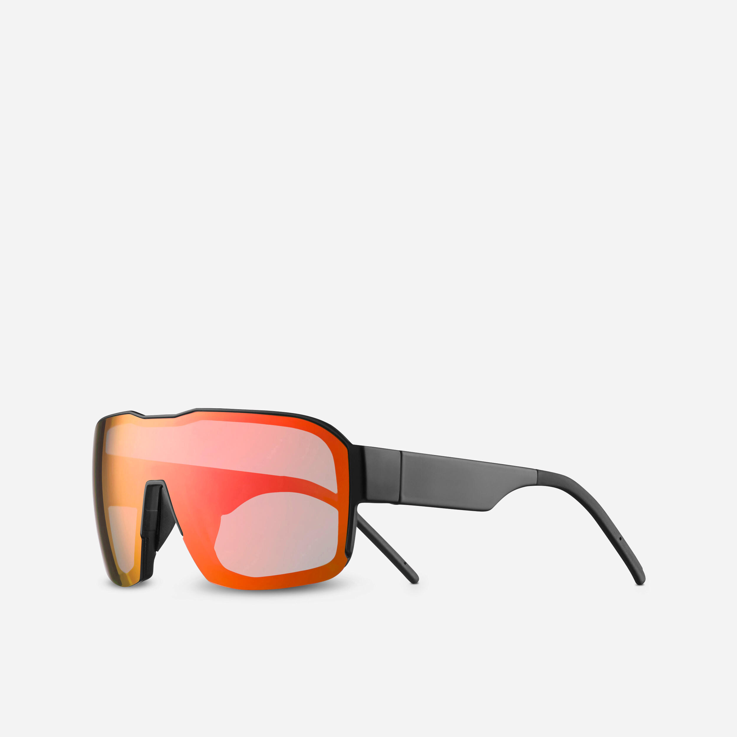 LUNETTES DE SKI ET DE SNOWBOARD F2 100 BEAU TEMPS NOIR ROUGE F2