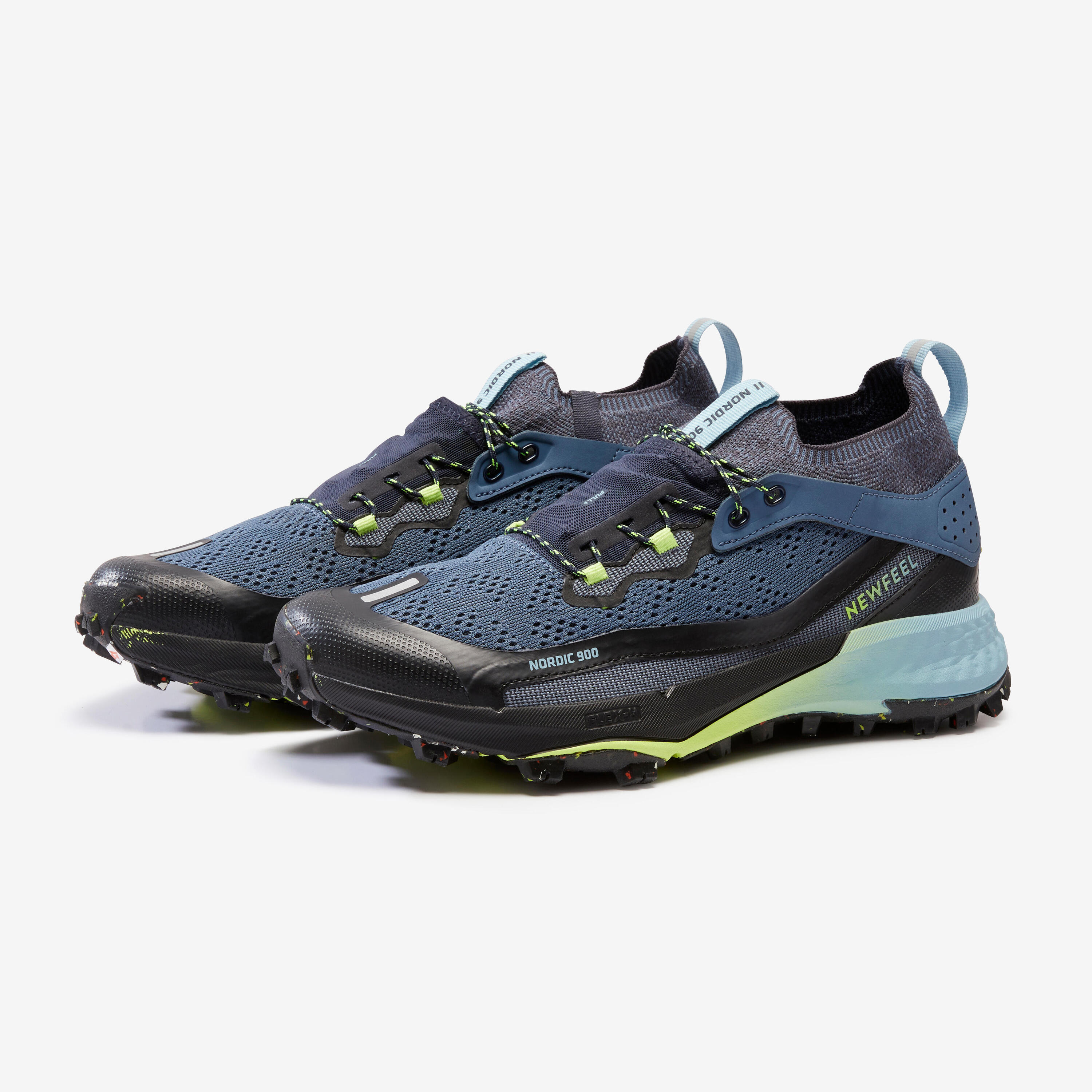 NW 900 breathable Nordic walking shoe for competition - blue 3/19