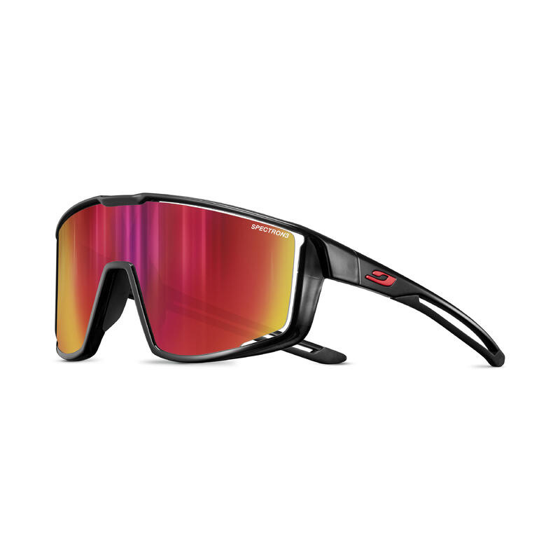 Skibril voor volwassenen S3 Furious zwart/rood