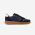 Walk Protect men's leather walking shoes - Navy blue