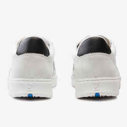 Ανδρικά δερμάτινα παπούτσια για περπάτημα στην πόλη Walk Protect - λευκό