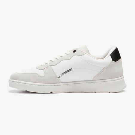 MEN'S WALK PROTECT LEATHER TRAINERS - WHITE