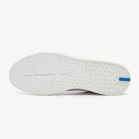 MEN'S WALK PROTECT LEATHER TRAINERS - WHITE