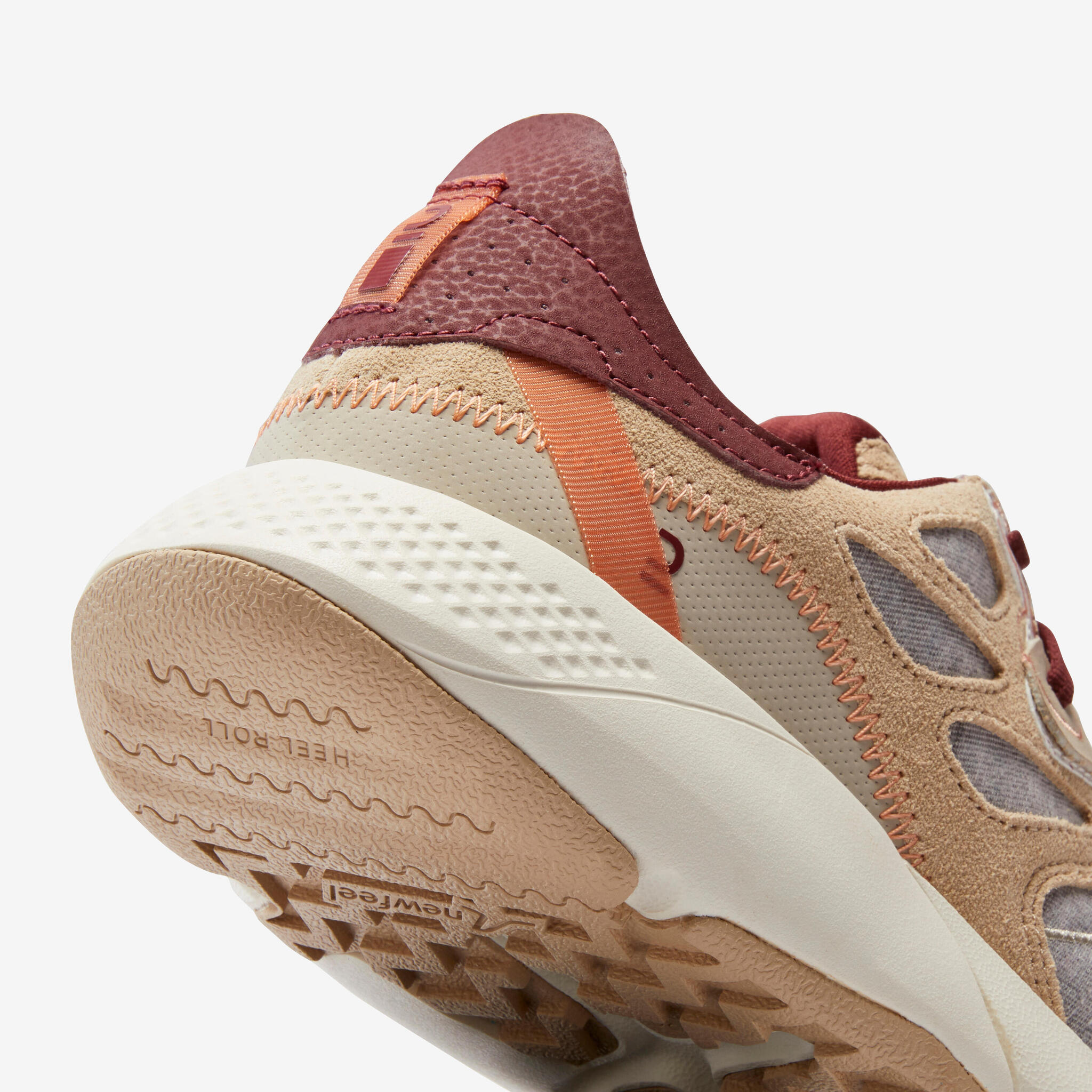 Women's Urban Walking Shoes Actiwalk 500 grey red