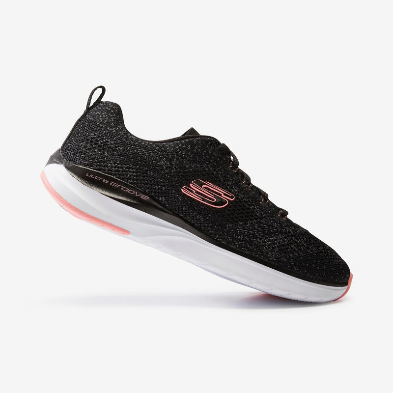 Scarpe camminata urbana donna SKECHERS ULTRA GROOVE nere