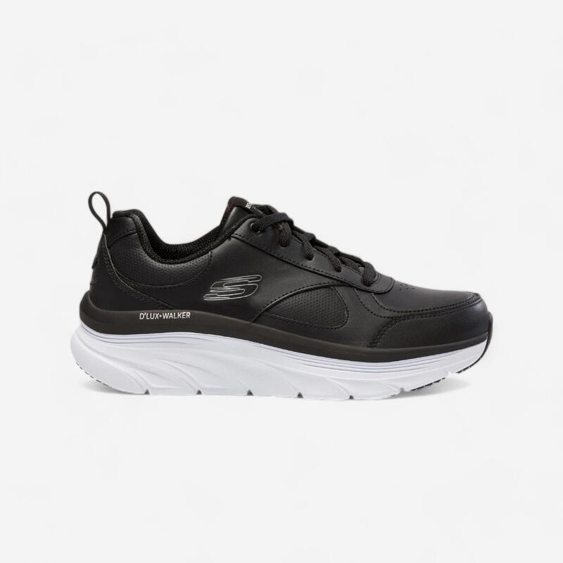 Zapatillas caminar Mujer piel Skechers D'Lux Walker negro