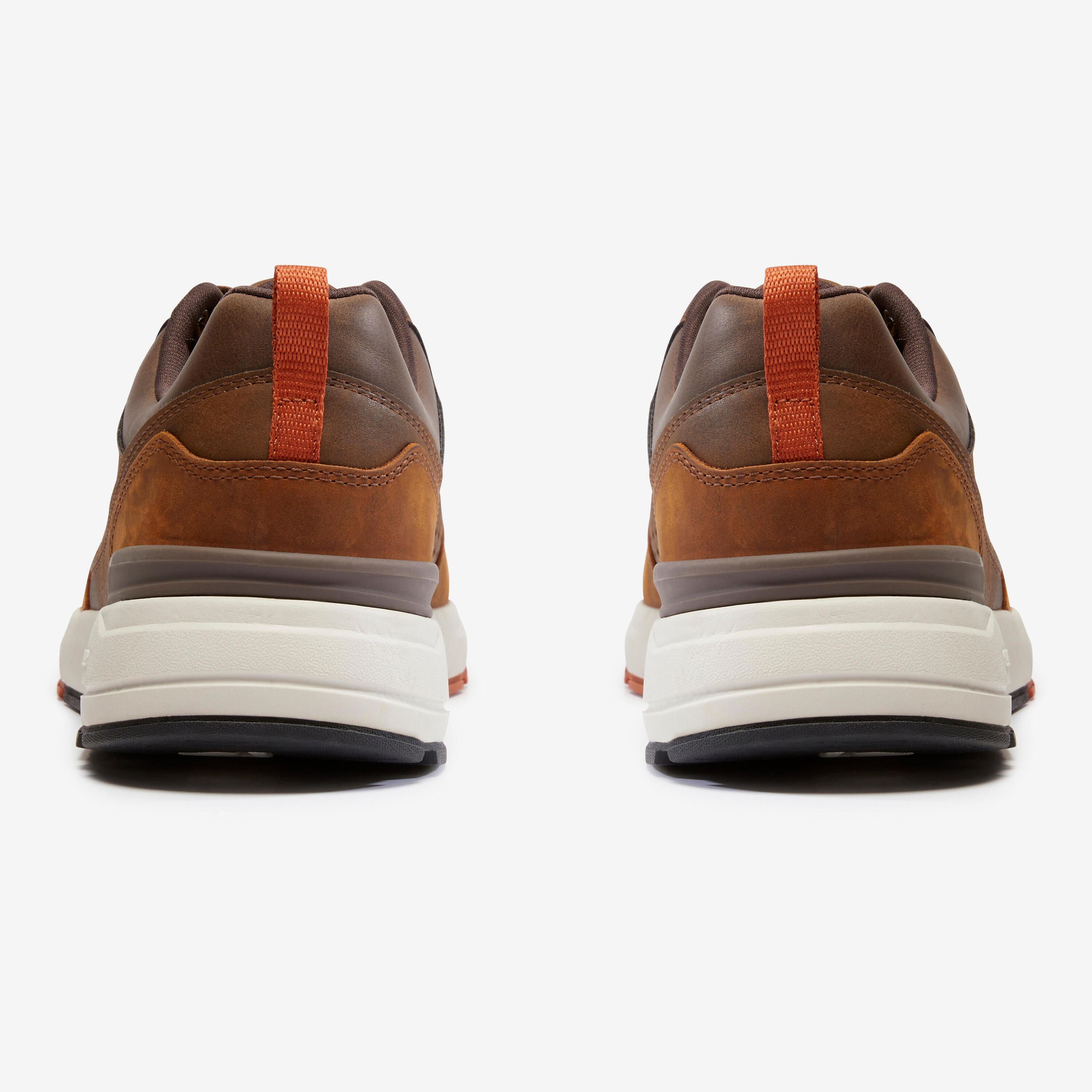 Wandelschoenen voor de stad heren Rozier leer bruin 7/8