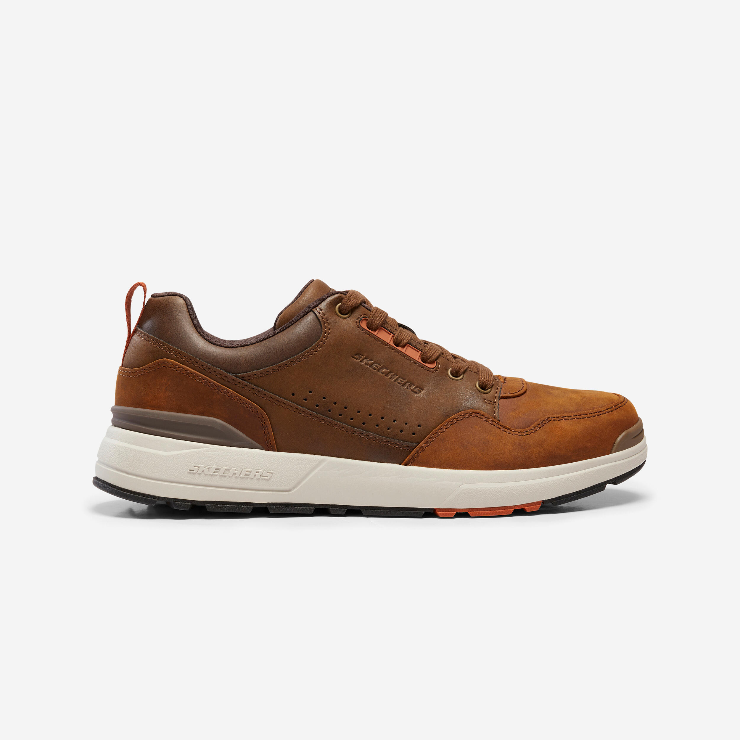 Skechers Men's Urban Walking Shoes Rozier Leather - Brown