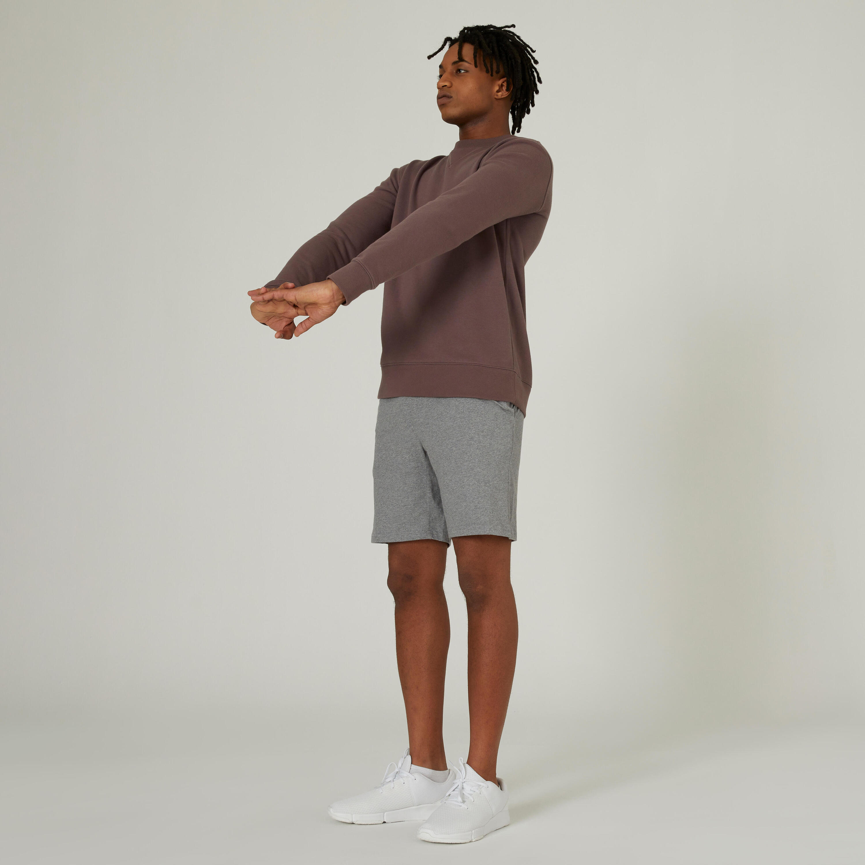 Bluza męska Nyamba Gym & Pilates Essentials Crew 500 7/10