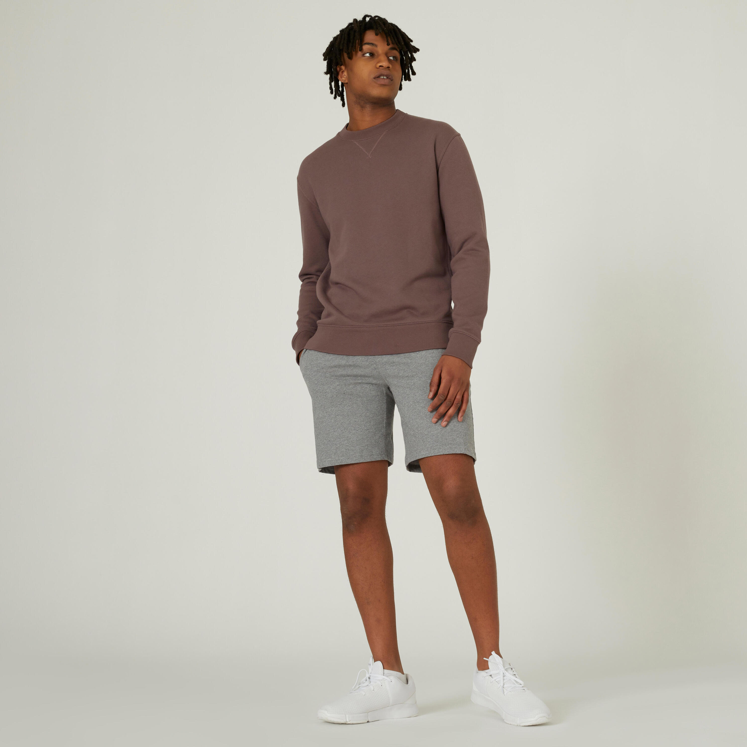 Bluza męska Nyamba Gym & Pilates Essentials Crew 500 6/10