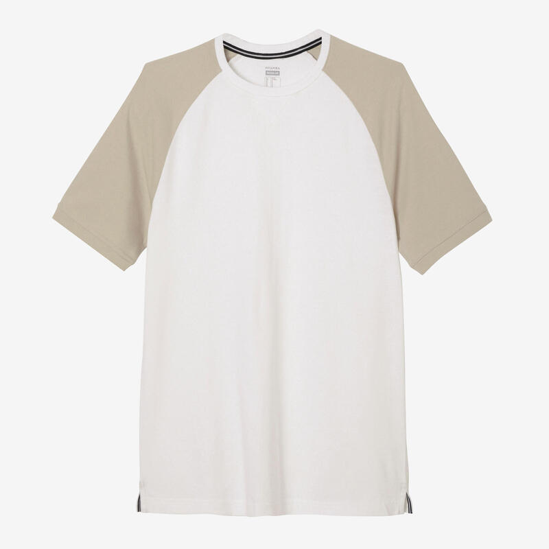 T-Shirt Herren - 520 weiss/beige 