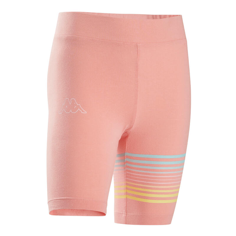 Cycliste fille kappa rose