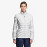 Women Trekking Down Jacket - MT100 -5°C Grey