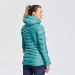 Women’s mountain trekking hooded down jacket - MT500 -10°C