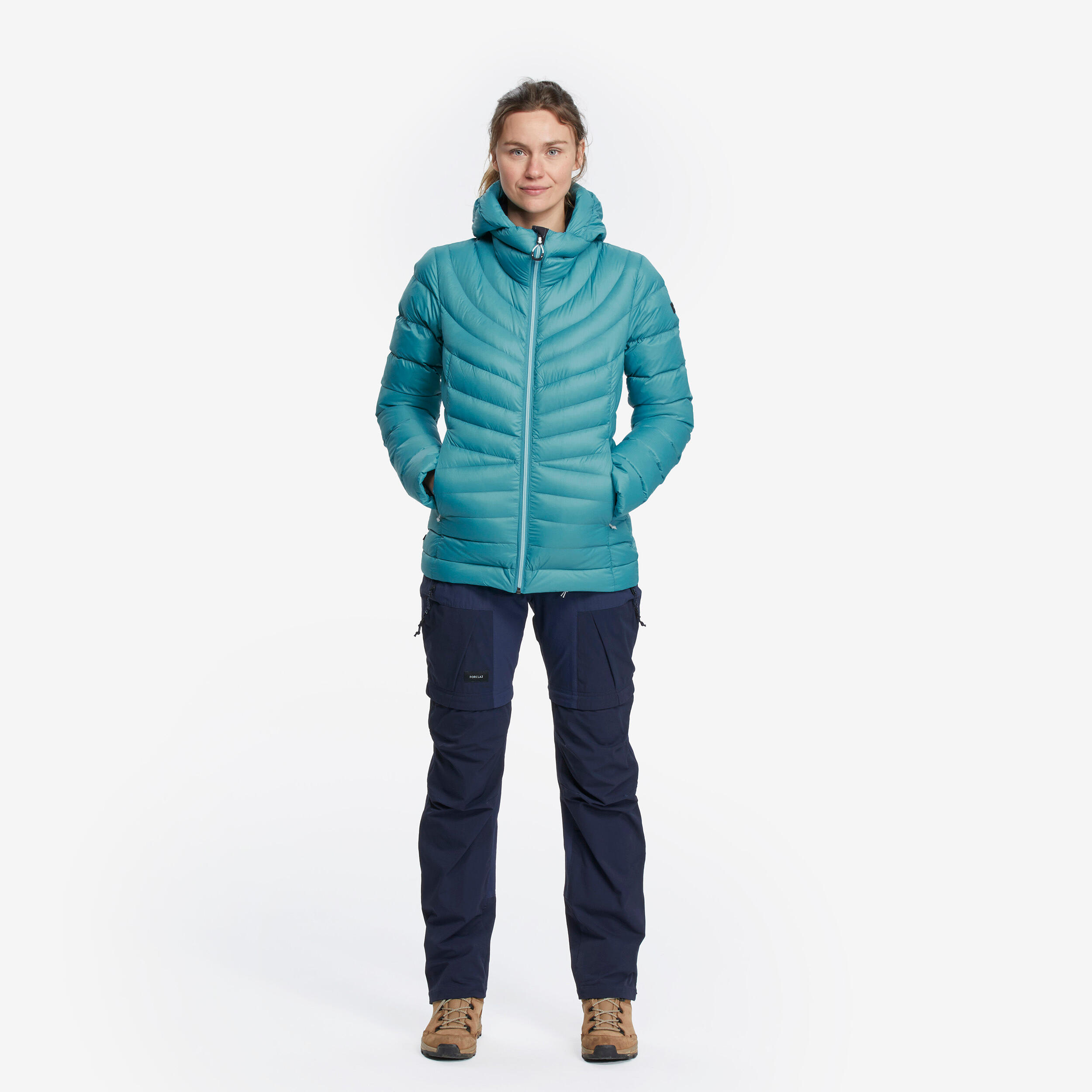 Women’s mountain trekking hooded down jacket - MT500 -10°C 2/14