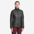 Women Trekking Down Jacket - MT100 -5°C Black