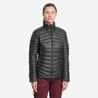 Women Trekking Down Jacket - MT100 -5°C Black