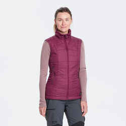 Women’s Mountain Trekking Synthetic Sleeveless Gilet - MT100