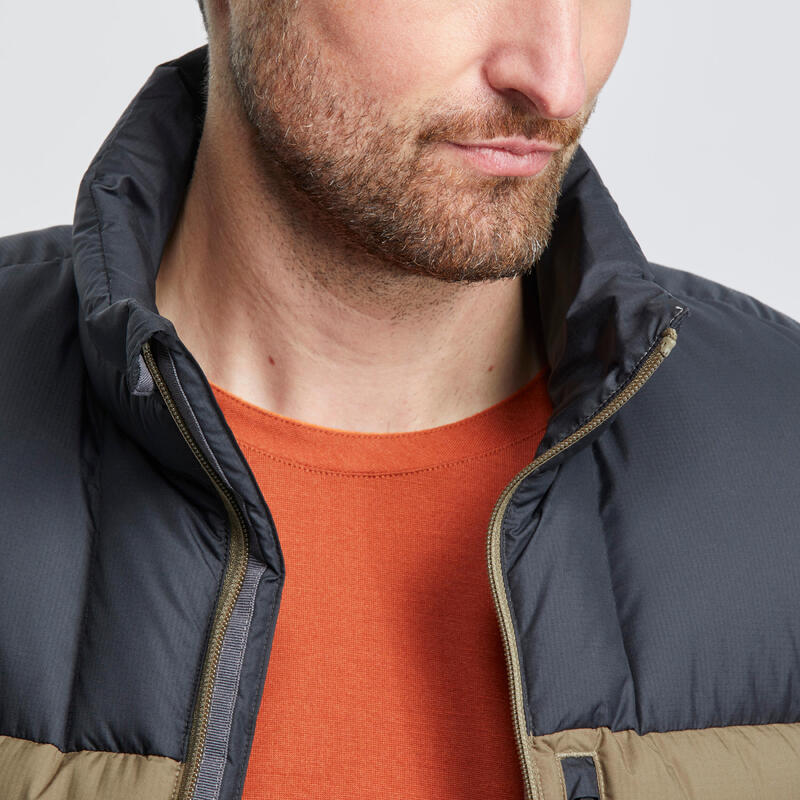 Doudoune sans manches en duvet de trek montagne - MT100 - Homme