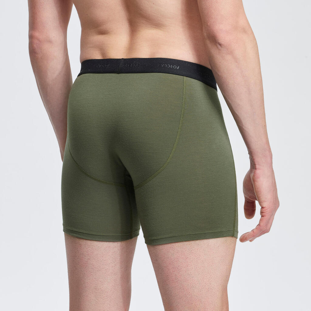 Boxershorts Herren Merinowolle Trekking - MT500 