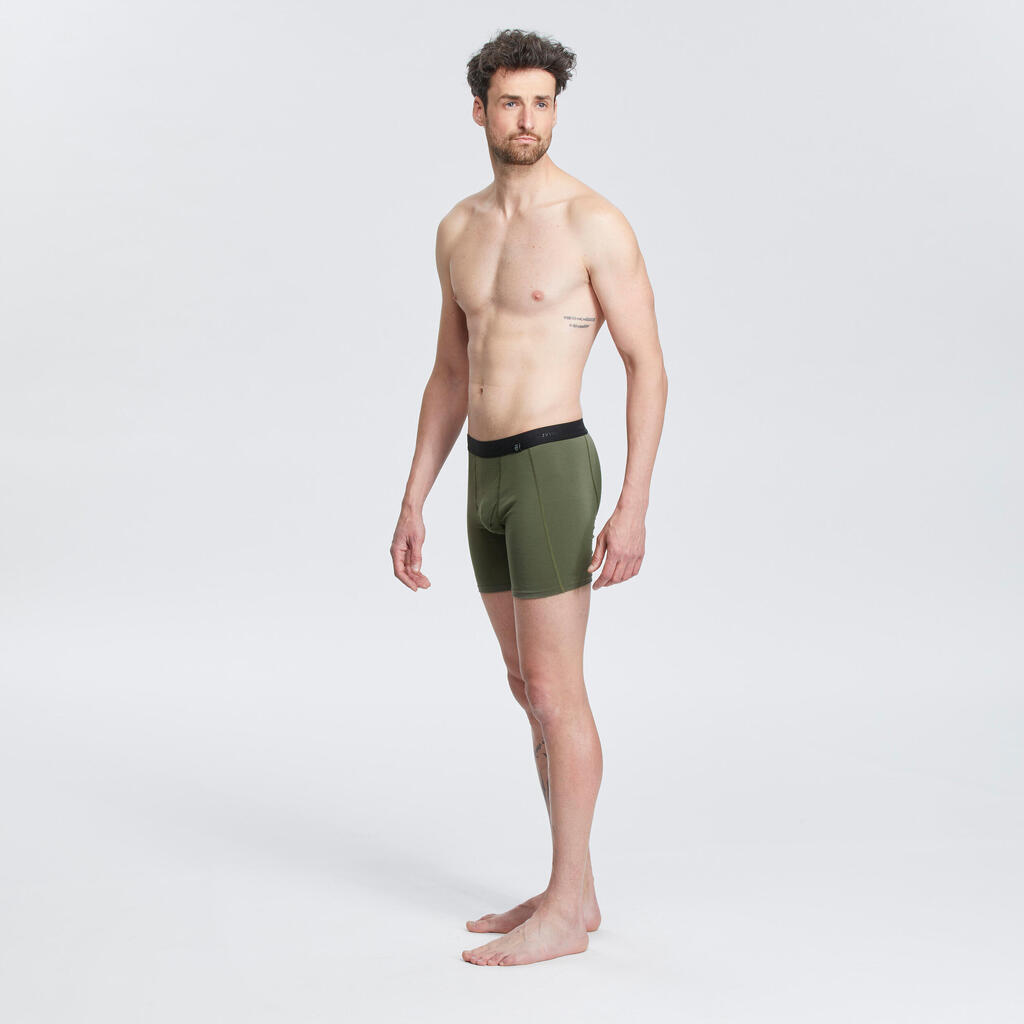 Boxershorts Herren Merinowolle Trekking - MT500 