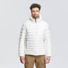 Men Puffer Down Jacket For Trekking.MT500 -10°C Greige