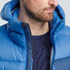 Men Lightweight Packable Down Jacket - MT500 -10°C Blue