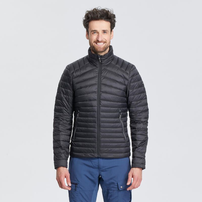 Daunenjacke Herren bis -5 °C Bergsport - MT100 bordeauxrot 