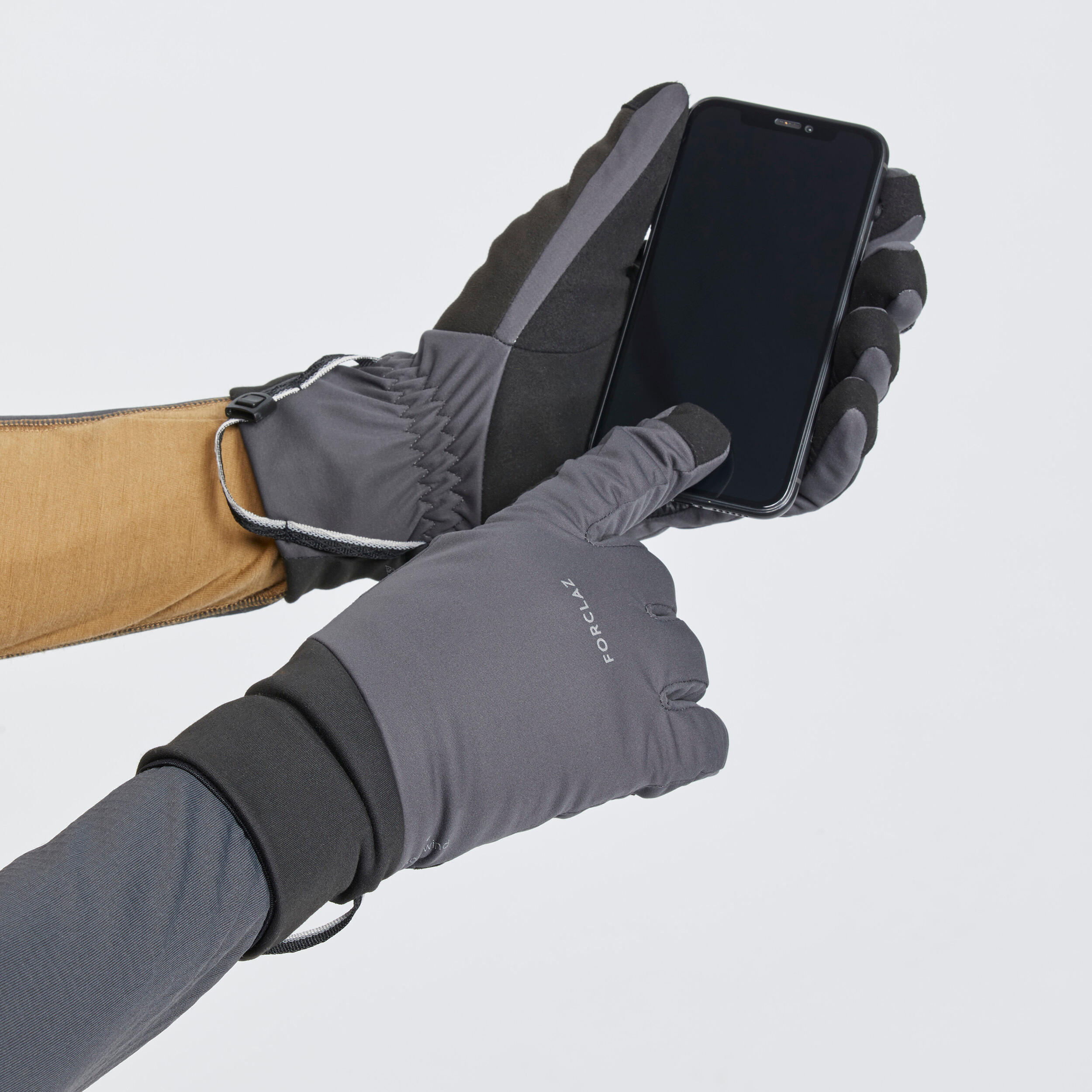 Windproof Hiking Gloves - MT 900 Grey - SIMOND