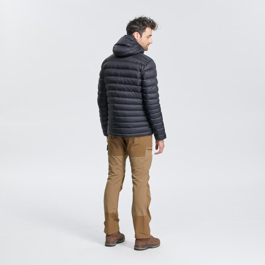 Vīriešu siltināta kalnu trekinga jaka ar kapuci “MT500”