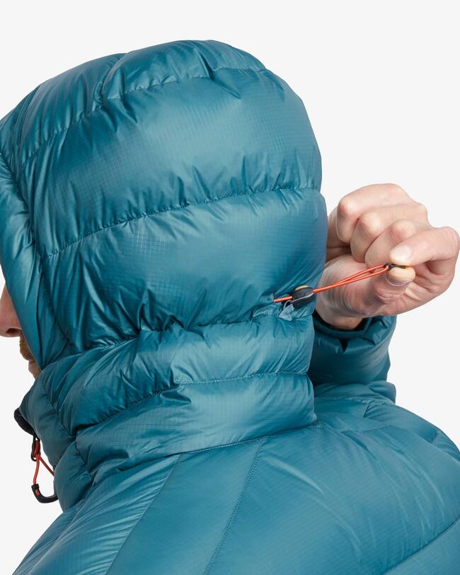 Men’s mountain and trekking padded and hooded jacket - MT500 -10°C