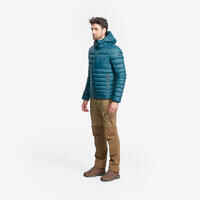 Men’s mountain and trekking padded and hooded jacket - MT500 -10°C