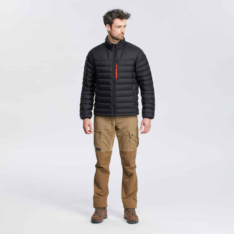 Men's Mountain Trekking Down Jacket - TREK 500 -10°C Black