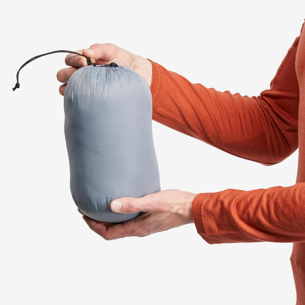 Jakna za planinarenje MH500 postavljena do -10 °C muška - smeđa