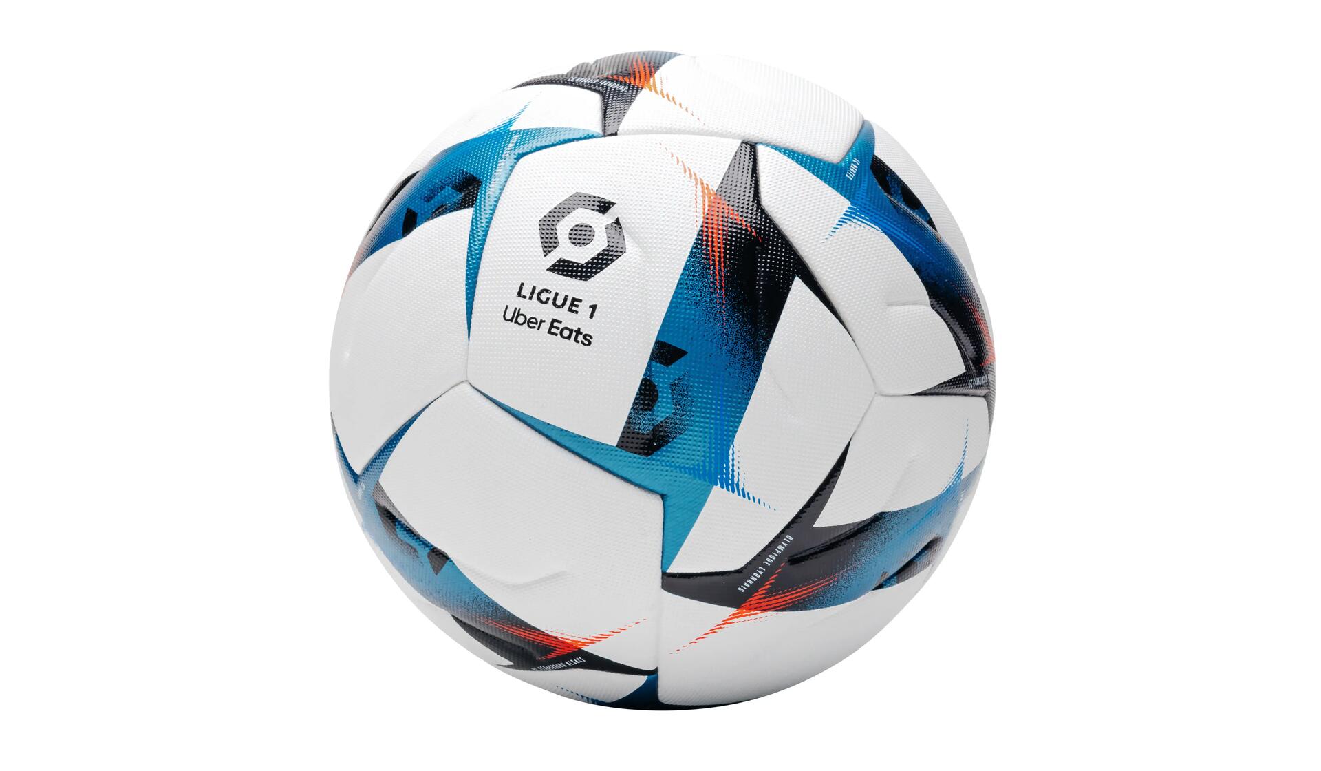 BALLON DE FOOTBALL LIGUE 1 UBER EATS OFFICIEL MATCH BALL BLEU 2022