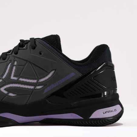 Men's Clay Court Tennis Shoes TS960 - Grey/Lilac Gaël Monfils