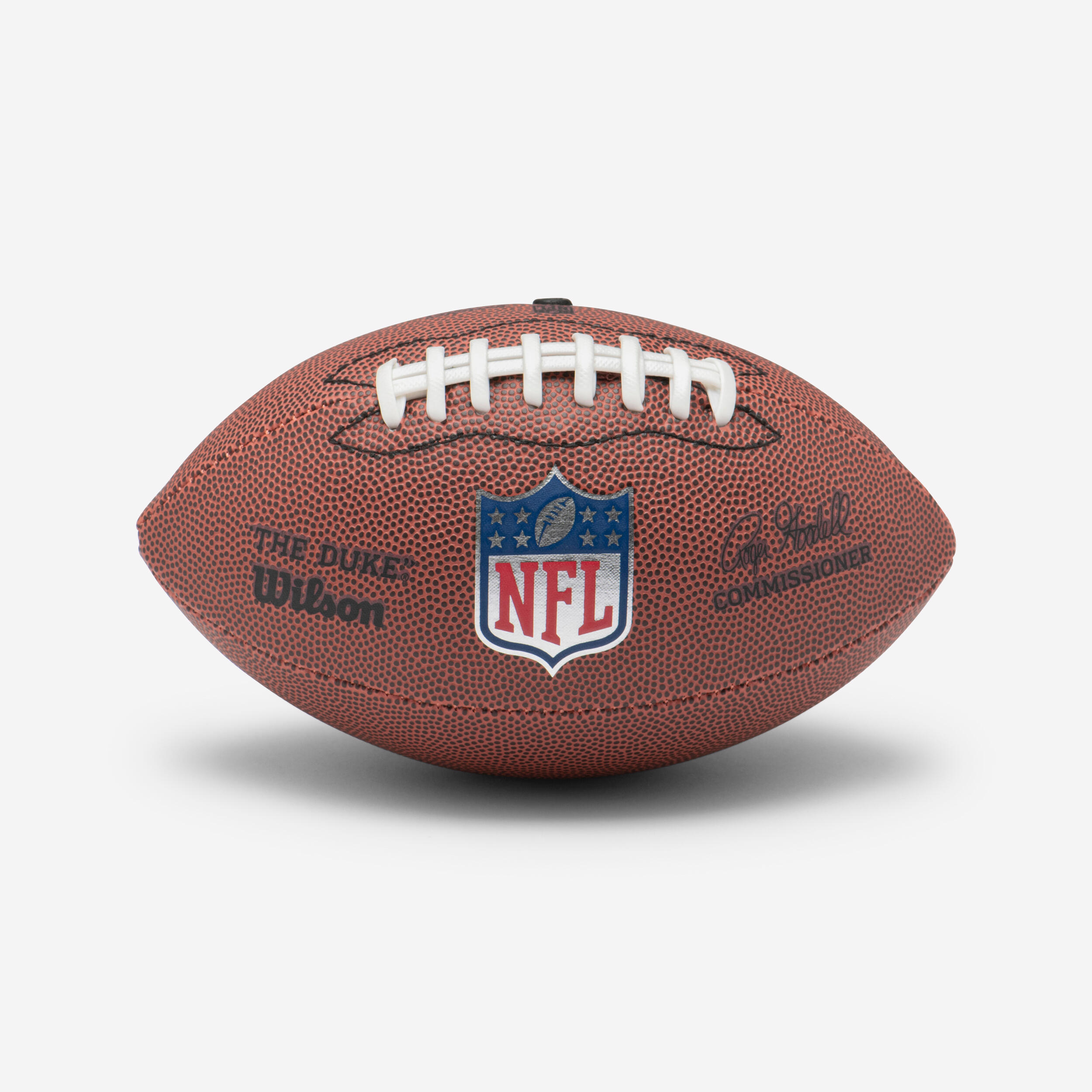 Minibola de futebol americano - nfl duke replica mini castanho