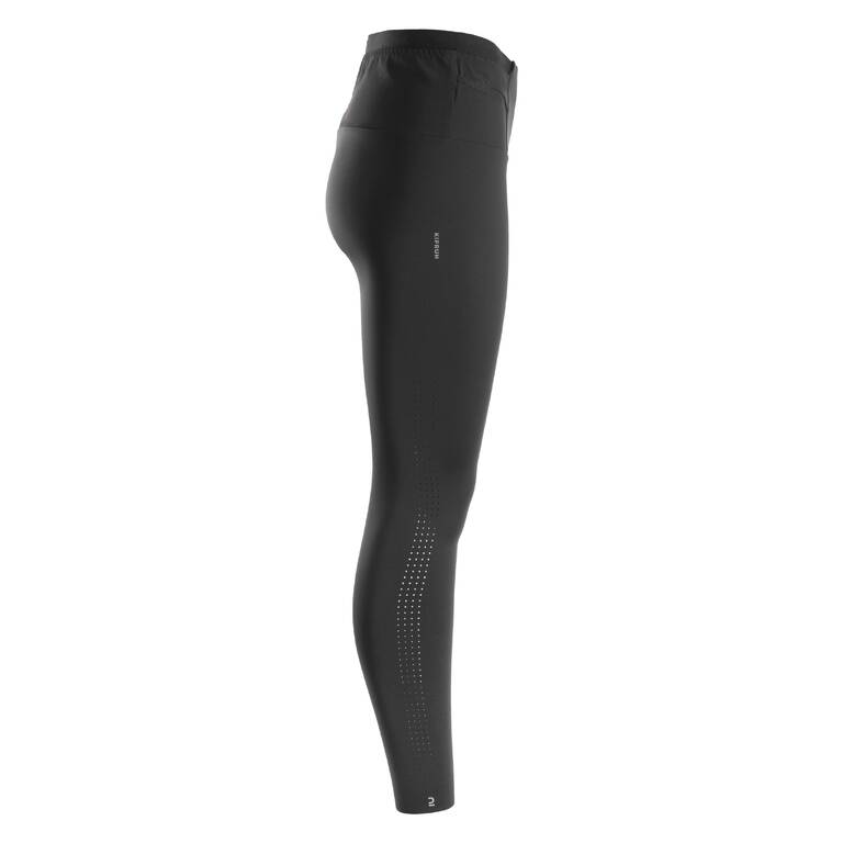 Women's Running& Trail Running Leggings KIPRUN Run 900 Light-black