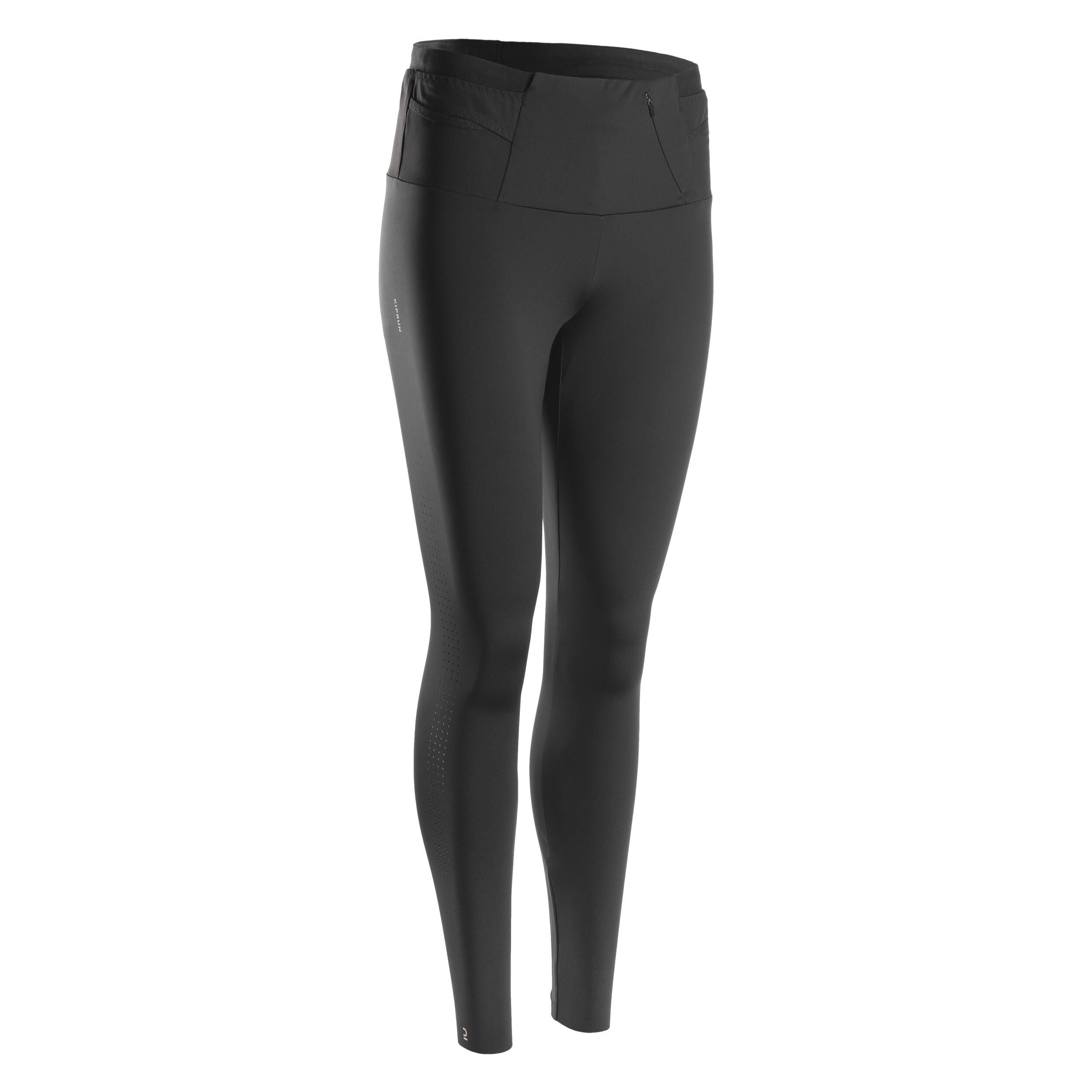 Women's Running& Trail Running Leggings KIPRUN Run 900 Light-black 20/27