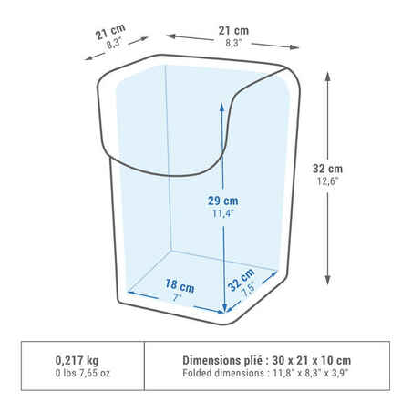 Šaltkrepšis „Flexible Cooler“, 10 litrų