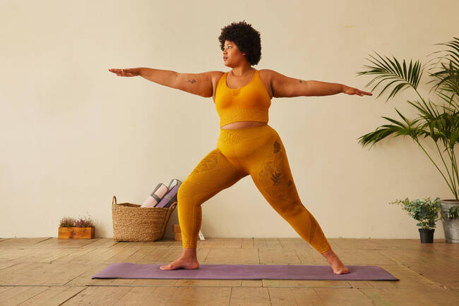 Women Yoga Long Sports Bra - Ochre