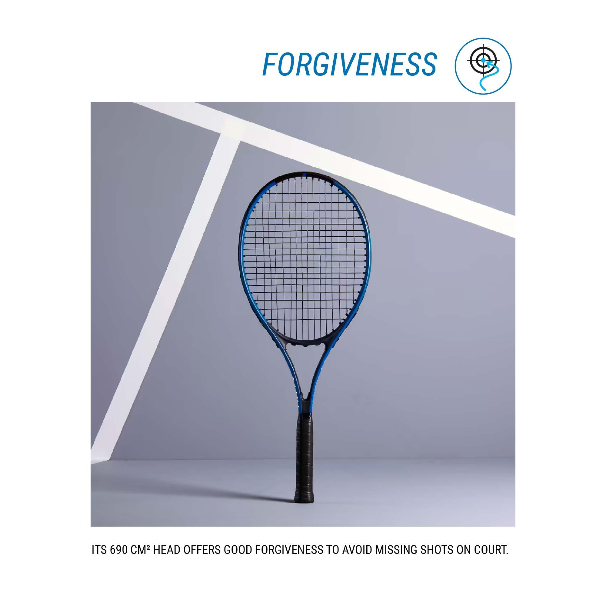 Adult Aluminium Tennis Racket TR110 Petrol DecathlonB2B