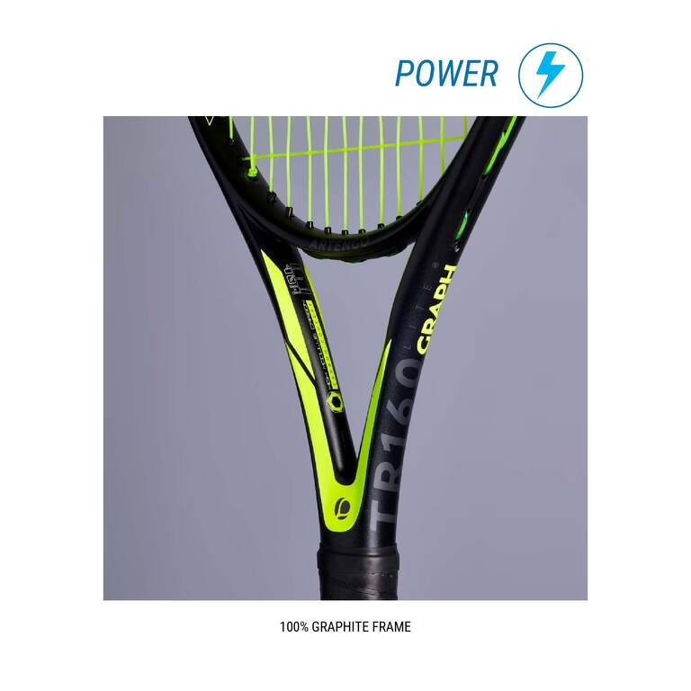 Raket Tenis Dewasa TR160 Graph - Hitam
