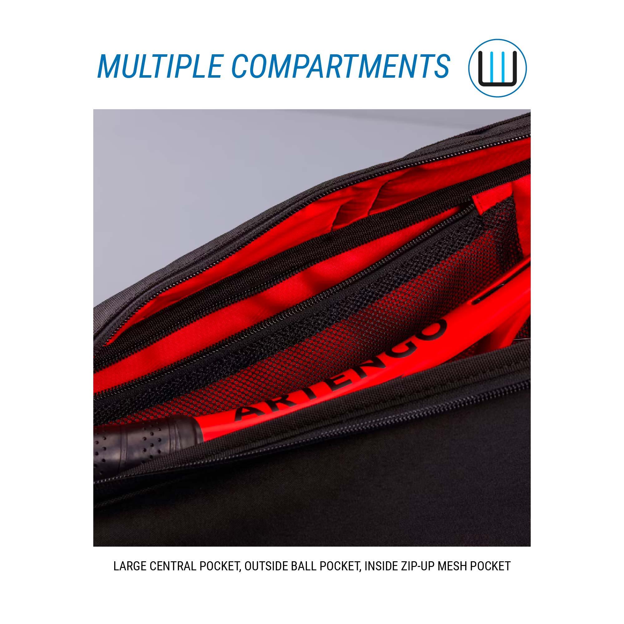 Tennis Racket Bag 100 - Black