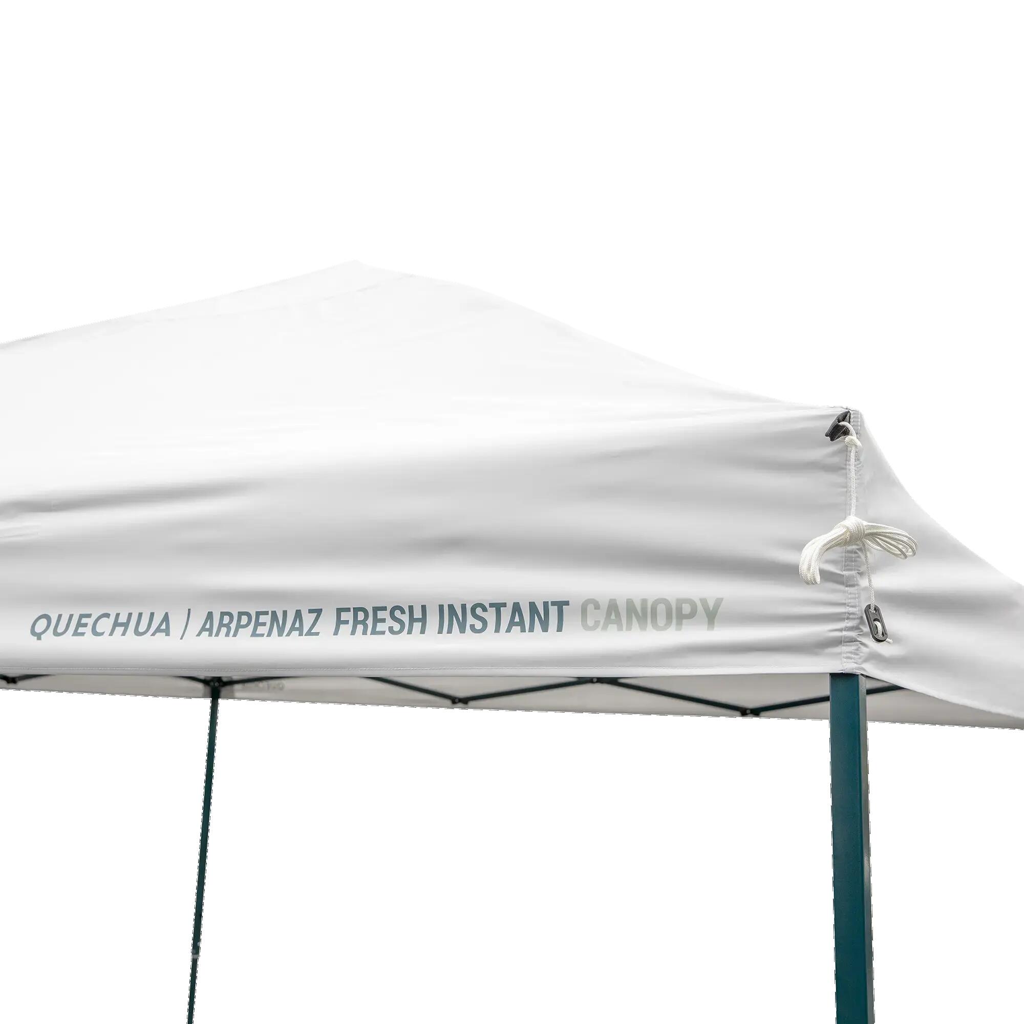 8 Man Camping Shelter Gazebo - Arpenaz Fresh 2/7